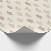 Pastellwolken Geschenkpapier (Ecke)