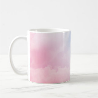 Pastellwolken: Serene Hintergrundmuster Kaffeetasse