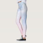 Pastellwolken: Serene Hintergrundmuster Leggings (Links)