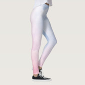 Pastellwolken: Serene Hintergrundmuster Leggings (Rechts)