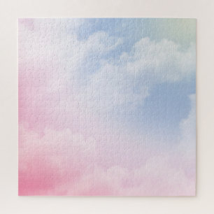 Pastellwolken: Serene Hintergrundmuster Puzzle