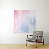 Pastellwolken: Serene Hintergrundmuster Wandteppich (Beispiel (Horizontal))