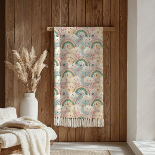 Pastellwolken umhüllen Sherpa-Hug für kleine Stern Sherpadecke