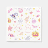 Pasteloween Niedlich Halloween Paper Serviette (Vorderseite)