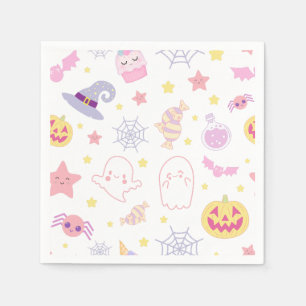 Pasteloween Niedlich Halloween Paper Serviette