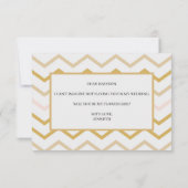 Pastelpfirsich und Gold werden Sie mein Blumenmädc (Rückseite)