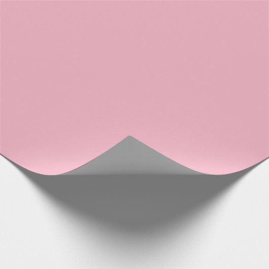 Pastelpink Geschenkpapier (Ecke)