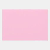 Pastelpink Geschenkpapier Set (Vorderseite 2)