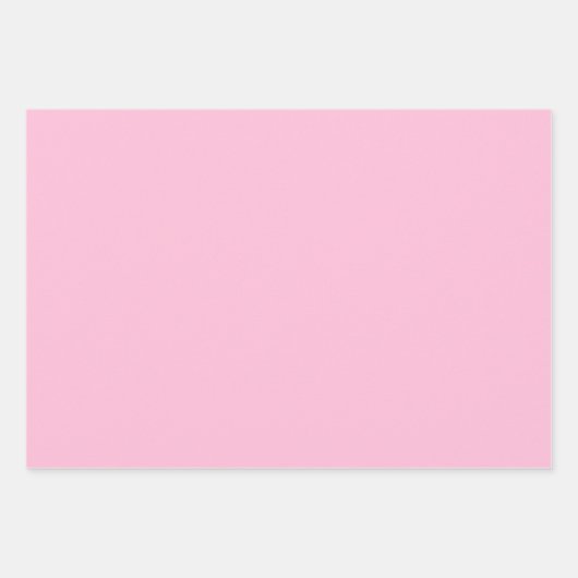 Pastelpink Geschenkpapier Set (Vorderseite 2)
