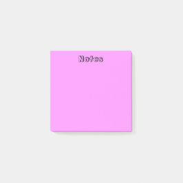 Pastelpink Post-it Klebezettel