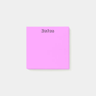 Pastelpink Post-it Klebezettel
