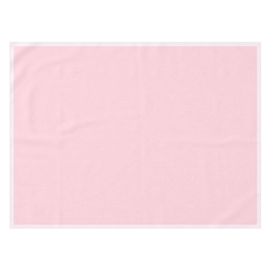 Pastelpink Tischdecke (Vorderseite (Horizontal))