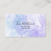 Pastels Glam Elegante Visitenkarte (Vorderseite)