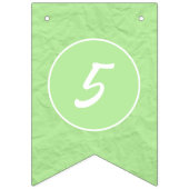 Pastels Happy Birthday to You Any Age 8 Photos Wimpelkette (Dritte Fahne)