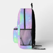 Pastels Hearts and Fairy on A Cloud Personalisiert Bedruckter Rucksack (Rechts)
