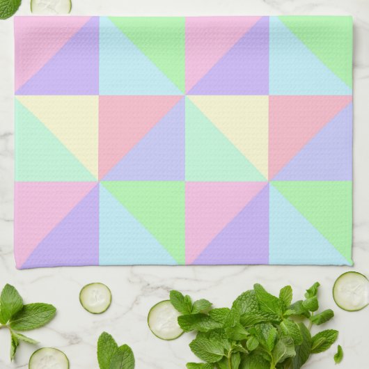 Pastels Küchentücher (Gefaltet)