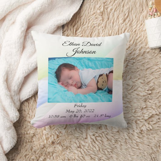 Pastels Triangle Baby Kissen (Decke)