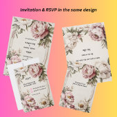 Pastelschottergrenze RSVP Karte