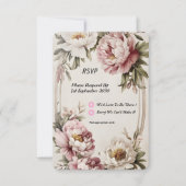 Pastelschottergrenze RSVP Karte (Vorderseite)