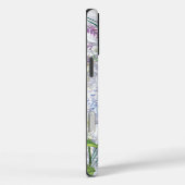 PastelSpring Floral Monogramm Case-Mate iPhone Hülle (Rückseite / Rechts)