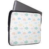 Pastelstars und Wolken Laptopschutzhülle (Vorne Rechts)