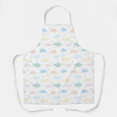 Pastelstars und Wolken Schürze (Vorderseite)