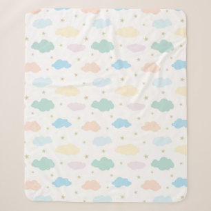 Pastelstars und Wolken Sherpadecke