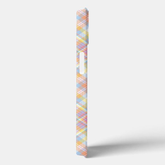 Pastelstreifen Kariert Case-Mate iPhone Hülle (Rückseite / Rechts)