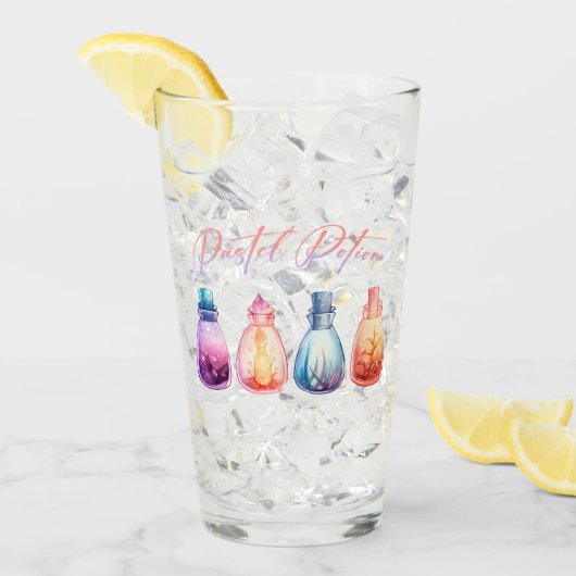 Pasteltrank Glas (Vorderseite Ice)