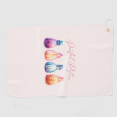 Pasteltrank Golfhandtuch (Horizontal)