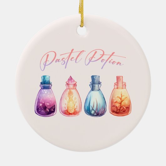 Pasteltrank Keramik Ornament (Hinten)