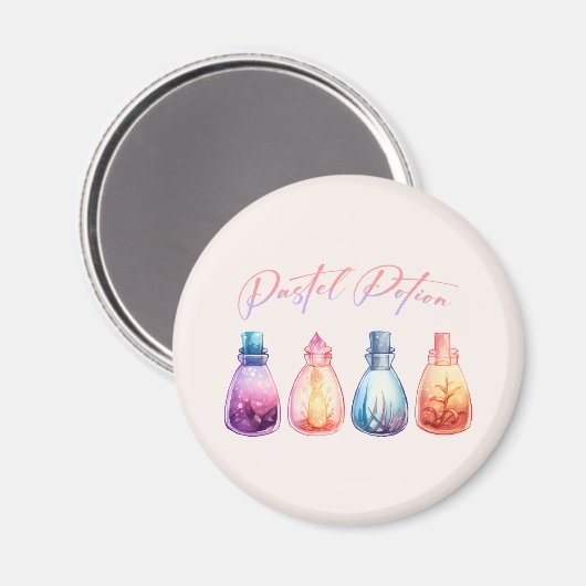 Pasteltrank Magnet (Vorderseite/Rückseite)