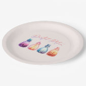 Pasteltrank Pappteller (Schrägansicht)