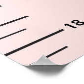 Pastelwachstumsdiagramm hinzufügen Kindername Clip Poster (Ecke)