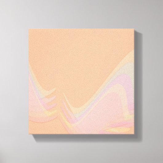 Pastelwaves überpackte Canvas Print Leinwanddruck (Vorderseite)