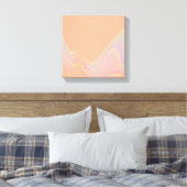 Pastelwaves überpackte Canvas Print Leinwanddruck (Insitu (Schlafzimmer))