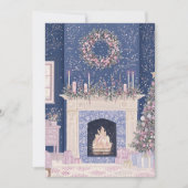 Pastelweihnachtskarte Feiertagskarte (Vorderseite)