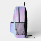Pastelwolke Aquarellfarbe Bedruckter Rucksack (Rechts)
