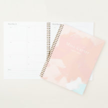 Pastelzeit mit Name und Jahresangaben