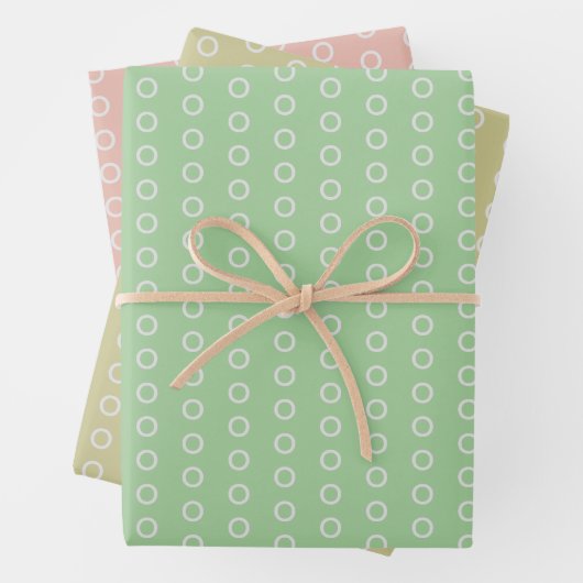 Pastelzirkel Geschenkpapier Set (Beispiel)