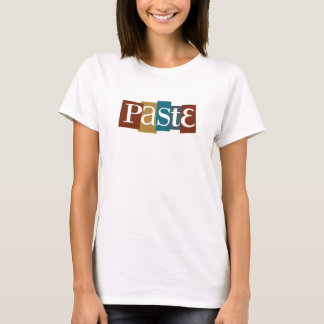 Pasten-Block-Logo-Farbe T-Shirt