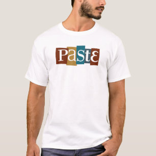 Pasten-Block-Logo-Farbe T-Shirt