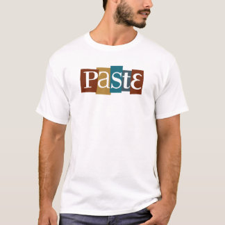 Pasten-Block-Logo-Farbe T-Shirt