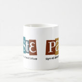 Pasten-Block-Logo-Umbau auf unterer Farbe Kaffeetasse (Mittel)