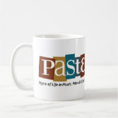 Pasten-Block-Logo-Umbau auf unterer Farbe Kaffeetasse (Links)