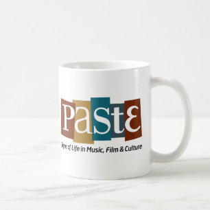 Pasten-Block-Logo-Umbau auf unterer Farbe Kaffeetasse