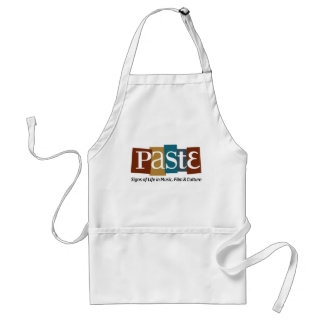 Pasten-Block-Logo-Umbau auf unterer Farbe Schürze