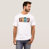 Pasten-Block-Logo URL-Farbe T-Shirt (Vorne ganz)