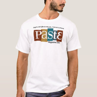 Pasten-Block-Logo-URL- und Umbau-Farbe T-Shirt