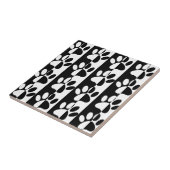 Pasten und Streifen für Hunde, schwarz und weiß Fliese (Seite)